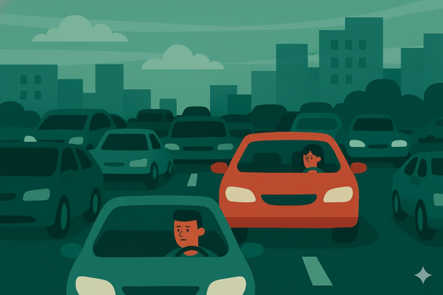 Personas compartiendo coche